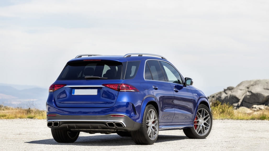 Difuzor Bara Spate cu Ornamente Evacuare Crom Mercedes GLE W167 SUV (2019-Up) GLE53 Design Performance AutoTuning