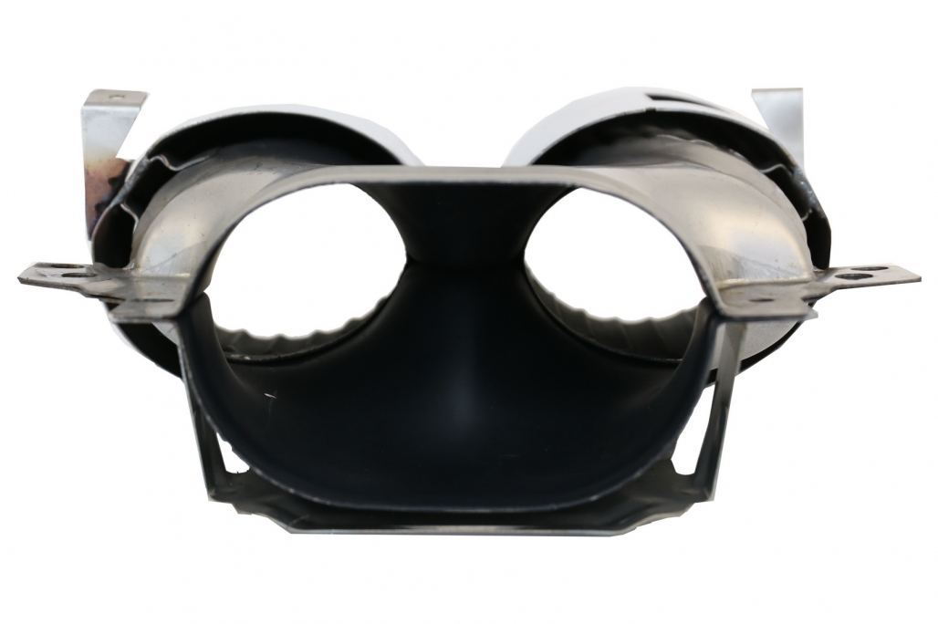 Difuzor Bara Spate cu Ornamente Evacuare Crom Mercedes GLE W167 SUV (2019-Up) GLE53 Design Performance AutoTuning