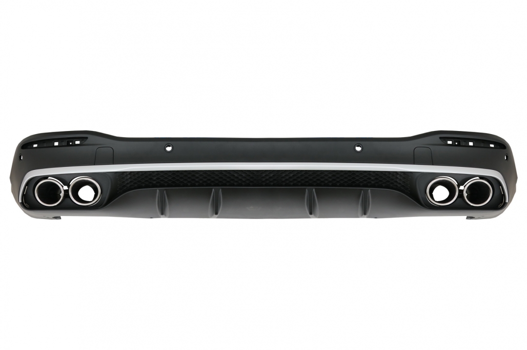 Difuzor Bara Spate cu Ornamente Evacuare Crom Mercedes GLE W167 SUV (2019-Up) GLE53 Design Performance AutoTuning