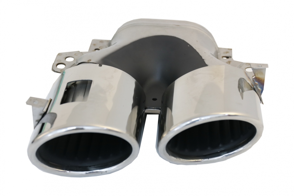 Difuzor Bara Spate cu Ornamente Evacuare Crom Mercedes GLE W167 SUV (2019-Up) GLE53 Design Performance AutoTuning