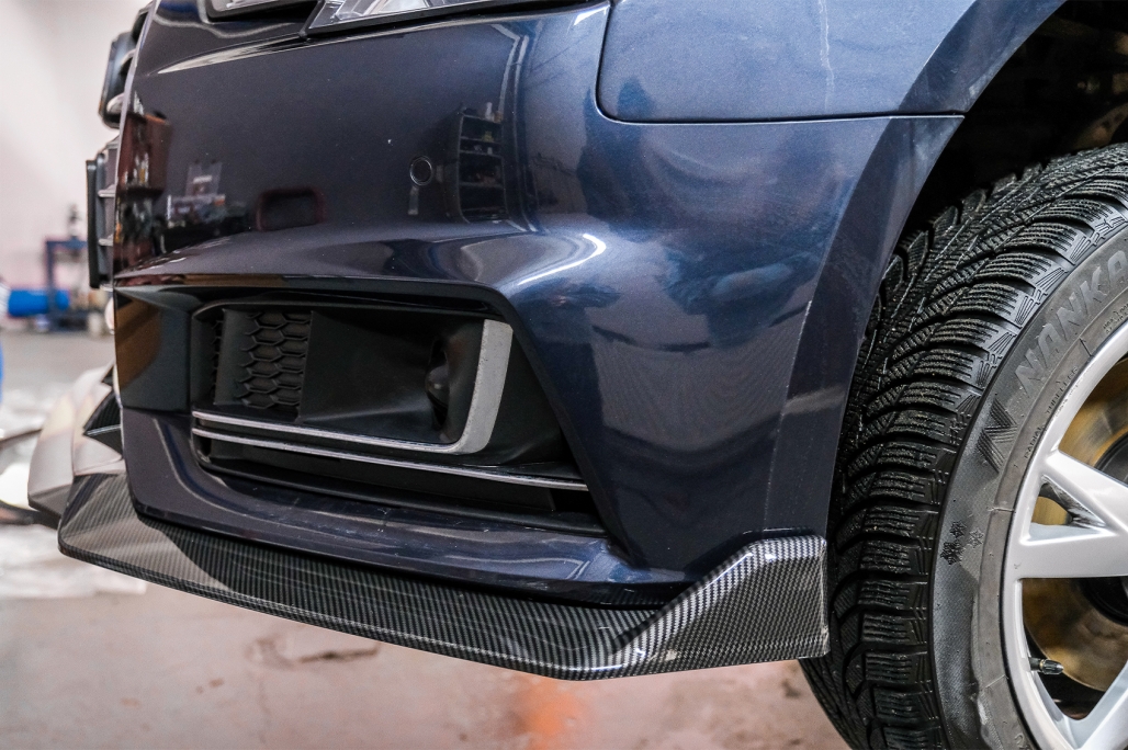 Prelungire Bara Fata Lip Audi A4 B9 8W S-Line (2016-2018) Carbon Look Performance AutoTuning