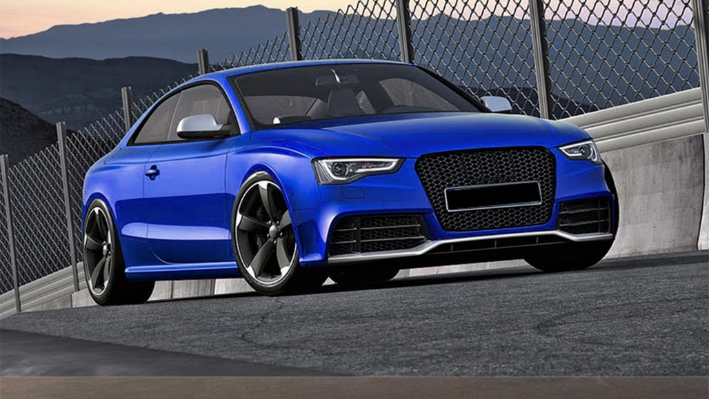 Bara Fata Audi A5 8T Facelift (2012-2016) RS5 Design cu Grile Performance AutoTuning