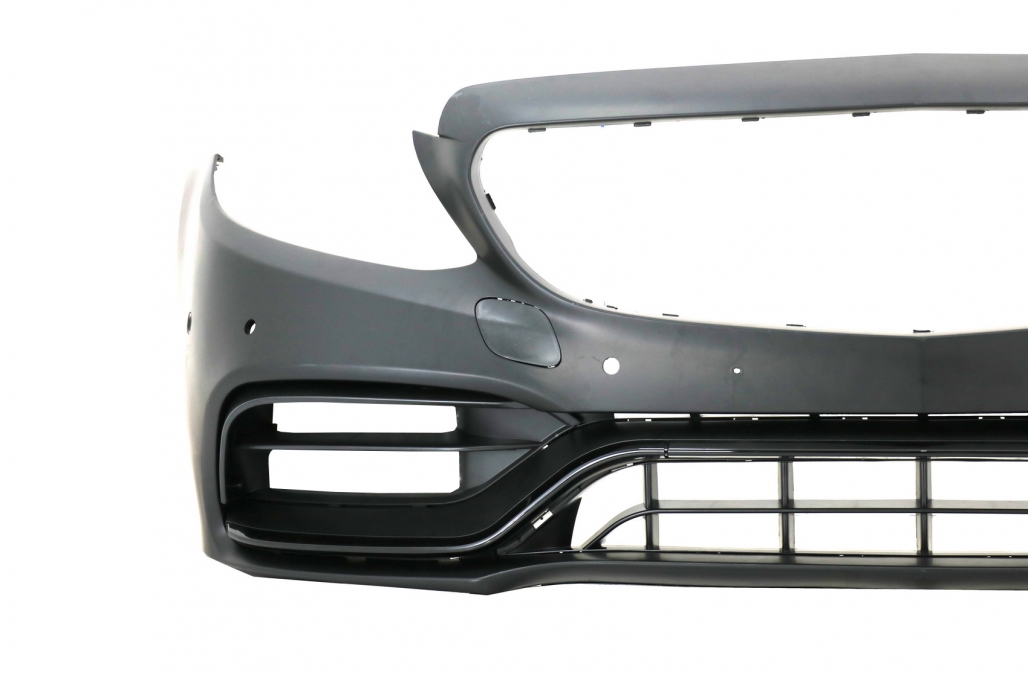 Bara Fata cu Difuzor Spate Mercedes C-Class A205 Cabriolet C205 Coupe (2014-2019) C63 Design Negru Performance AutoTuning