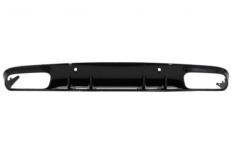 Bara Fata cu Difuzor Spate Mercedes C-Class A205 Cabriolet C205 Coupe (2014-2019) C63 Design Negru Performance AutoTuning