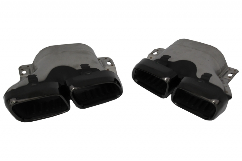 Bara Fata cu Difuzor Spate Mercedes C-Class A205 Cabriolet C205 Coupe (2014-2019) C63 Design Negru Performance AutoTuning