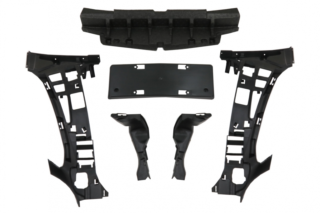 Bara Fata cu Difuzor Spate Mercedes C-Class A205 Cabriolet C205 Coupe (2014-2019) C63 Design Negru Performance AutoTuning