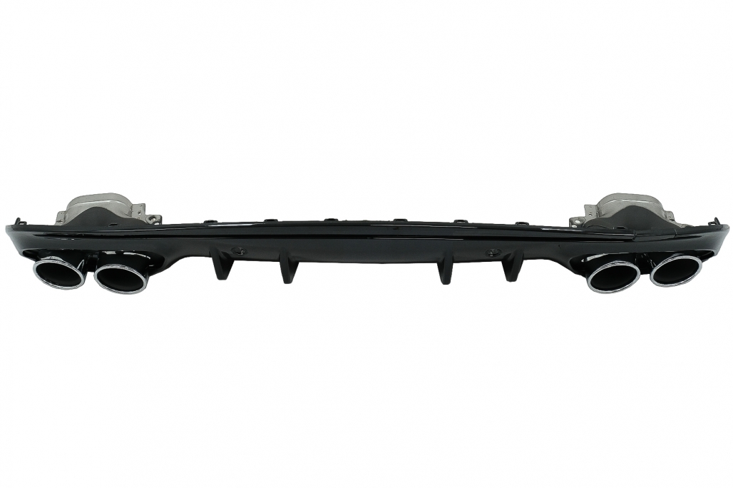 Bara Fata & Grila Crom Fara Camera si Difuzor cu ornamente evacuare MERCEDES C-Class W205 S205 (2014-2018) C63 Design Performance AutoTuning