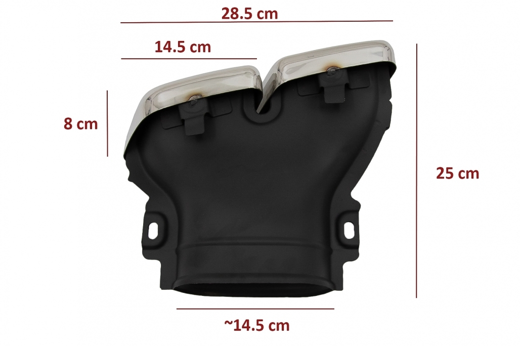 Bara Spate cu Ornamente tobe Crom Mercedes E-Class W213 (2016-2019) E63 Design Performance AutoTuning