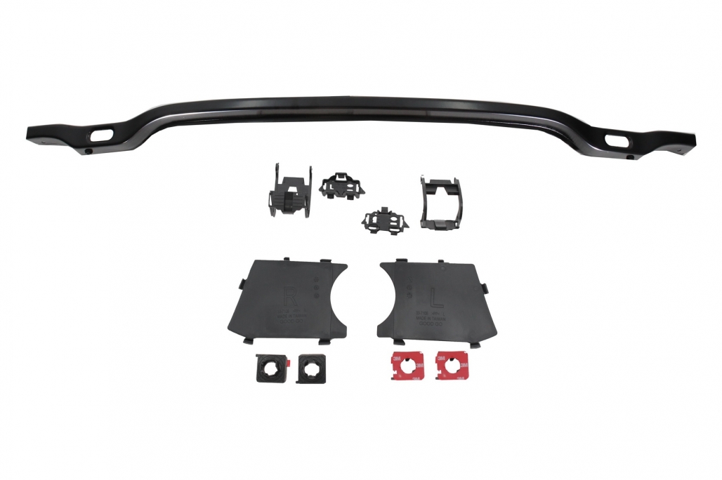 Pachet Exterior cu Toba Ornament Evacuare Fibra Carbon Mat Orificiu de admisie 5.8 cm Partea Stanga BMW Seria 5 F10 (2011-2014) M-Technik Design Performance AutoTuning