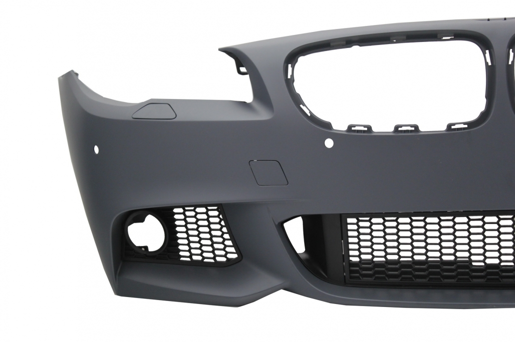 Pachet Exterior cu Toba Ornament Evacuare Fibra Carbon Mat Orificiu de admisie 5.8 cm Partea Stanga BMW Seria 5 F10 (2011-2014) M-Technik Design Performance AutoTuning