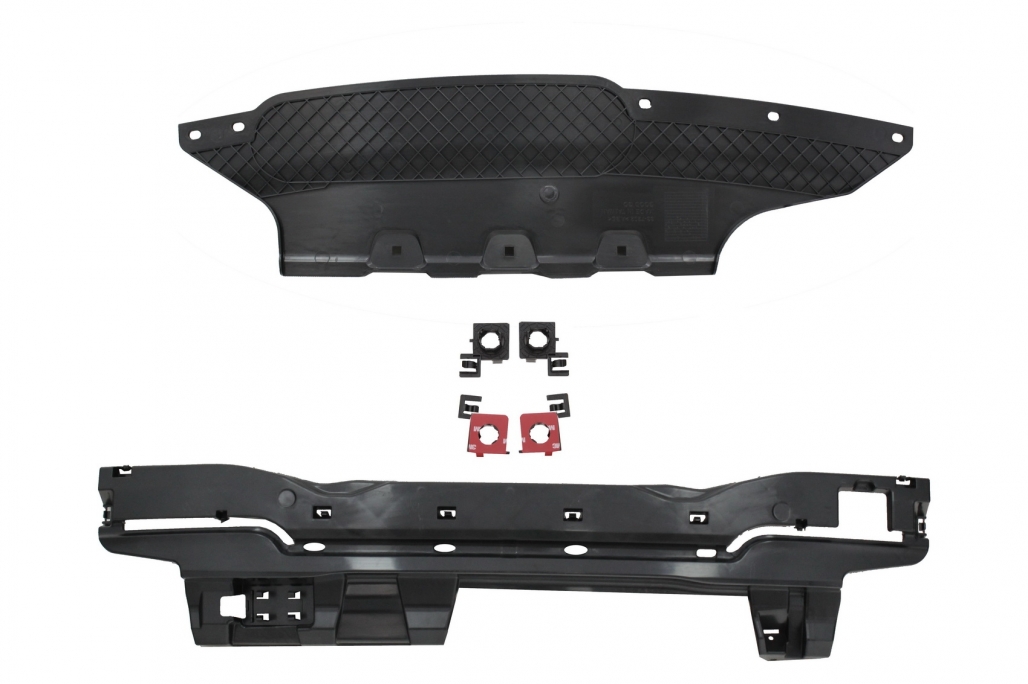 Pachet Exterior cu Toba Ornament Evacuare Fibra Carbon Mat Orificiu de admisie 5.8 cm Partea Stanga BMW Seria 5 F10 (2011-2014) M-Technik Design Performance AutoTuning