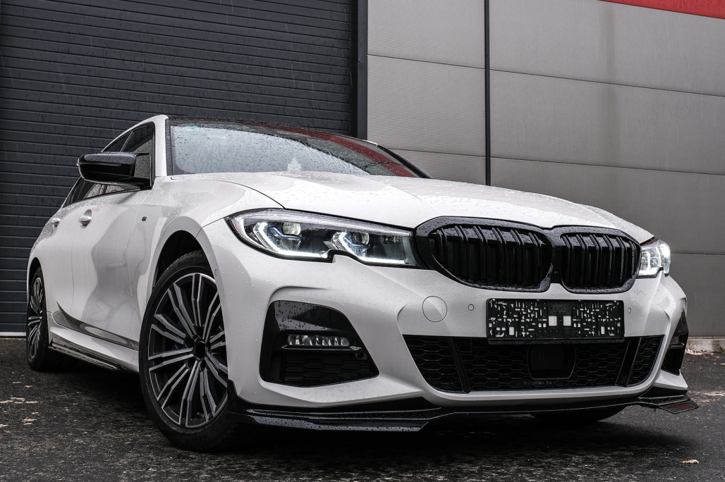 Pachet Exterior Extensii BMW Seria 3 G20 Sedan G21 Touring (2018-2022) M340i Competition Design Negru Lucios Performance AutoTuning