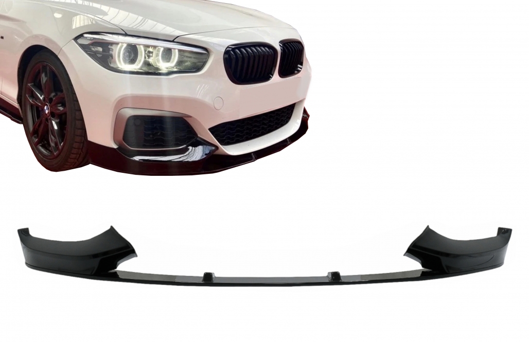 Prelungire Bara Fata BMW 1 Series F20 F21 LCI (2015-2019) Hatchback M Sport Negru Lucios Performance AutoTuning