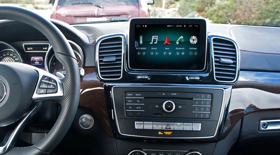 Navigatie Auto Multimedia cu GPS Android Mercedes ML GL W166 (2013 - 2015), NTG 4.5, 4GB RAM + 64 GB ROM, Slot Sim 4G LTE, Procesor Octa Core, Internet, Aplicatii, Waze, Wi-Fi, USB, Bluetooth, Mirrorlink
