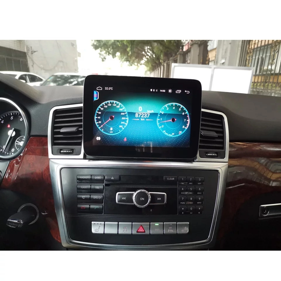 Navigatie Auto Multimedia cu GPS Android Mercedes ML GL W166 (2012 - 2015), NTG 4.0, 4GB RAM + 64 GB ROM, Slot Sim 4G LTE, Procesor Octa Core, Internet, Aplicatii, Waze, Wi-Fi, USB, Bluetooth, Mirrorlink