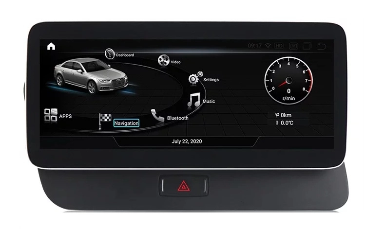 Navigatie Auto Multimedia cu GPS Android Audi Q5 (2009 - 2016), Audi Concert / Symphony, 4GB RAM +64 GB ROM, Slot Sim 4G LTE, Display 10.25 