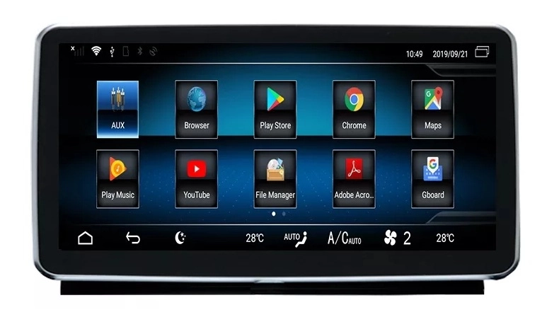 Navigatie Auto Multimedia cu GPS Android Mercedes ML GL W166 (2012 - 2015), NTG 4.0, 4GB RAM + 64 GB ROM, Slot Sim 4G LTE, Procesor Octa Core, Internet, Aplicatii, Waze, Wi-Fi, USB, Bluetooth, Mirrorlink