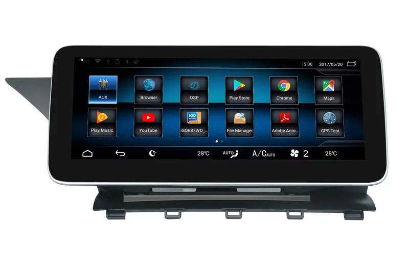 Navigatie Auto Multimedia cu GPS Android Mercedes GLK X204 (2008 - 2012), NTG 4.0, 4GB RAM + 64 GB ROM, Slot Sim 4G LTE, Display 10.25 