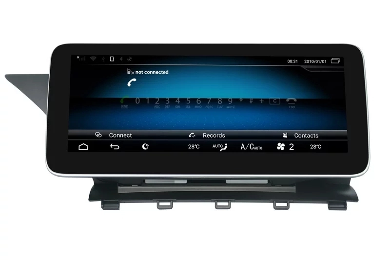 Navigatie Auto Multimedia cu GPS Android Mercedes GLK X204 (2008 - 2012), NTG 4.0, 4GB RAM + 64 GB ROM, Slot Sim 4G LTE, Display 10.25 