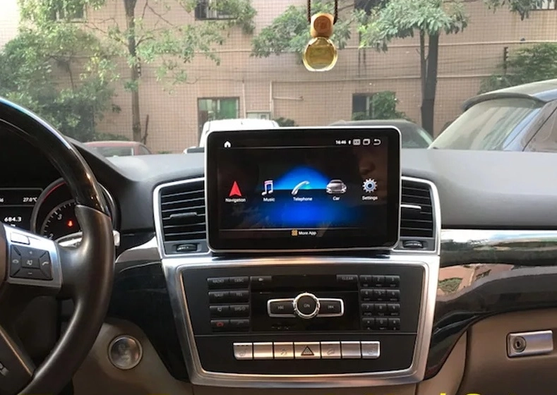 Navigatie Auto Multimedia cu GPS Android Mercedes ML GL W166 (2013 - 2015), NTG 4.5, 4GB RAM + 64 GB ROM, Slot Sim 4G LTE, Procesor Octa Core, Internet, Aplicatii, Waze, Wi-Fi, USB, Bluetooth, Mirrorlink
