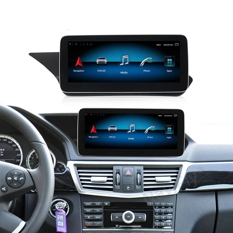 Navigatie Auto Multimedia cu GPS Android Mercedes E Class W212 (2012 - 2014), NTG 4.5, 4GB RAM + 64 GB ROM, Slot Sim 4G, Display 10.25 