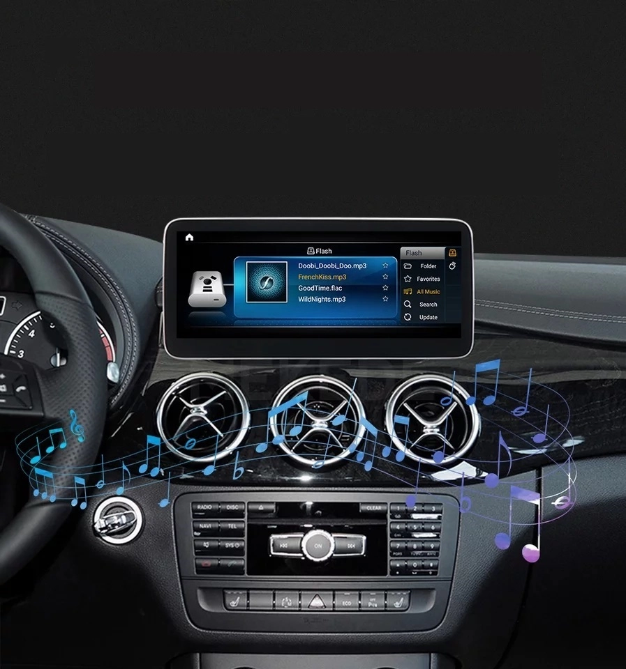 Navigatie Auto Multimedia cu GPS Android Mercedes GLK X204 (2008 - 2012), NTG 4.0, 4GB RAM + 64 GB ROM, Slot Sim 4G LTE, Display 10.25 