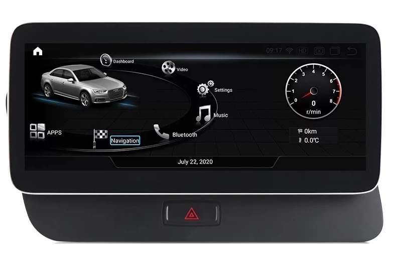 Navigatie Auto Multimedia cu GPS Android Audi Q5 (2009 - 2016), Audi Concert / Symphony, 4GB RAM +64 GB ROM, Slot Sim 4G LTE, Display 10.25 