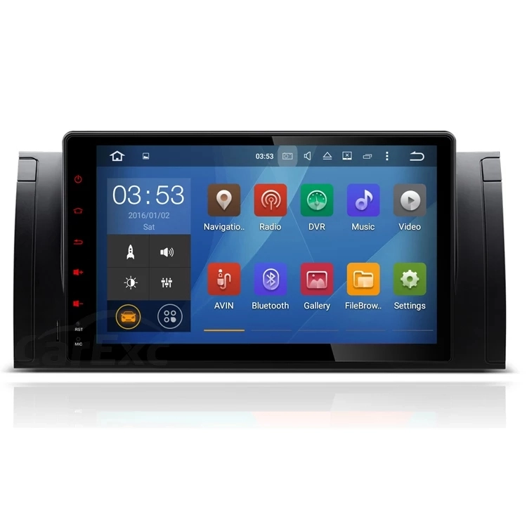 Navigatie Auto Multimedia cu GPS Android BMW Seria 5 E39 X5 E53, Display 9 inch, 2GB RAM +32 GB ROM, Internet, 4G, Aplicatii, Waze, Wi-Fi, USB, Bluetooth, Mirrorlink