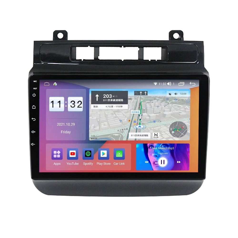 Navigatie Auto Multimedia cu GPS Android VW Touareg (2010 - 2018), Display 9 inch, 2GB RAM +32 GB ROM, Internet, 4G, Aplicatii, Waze, Wi-Fi, USB, Bluetooth, Mirrorlink