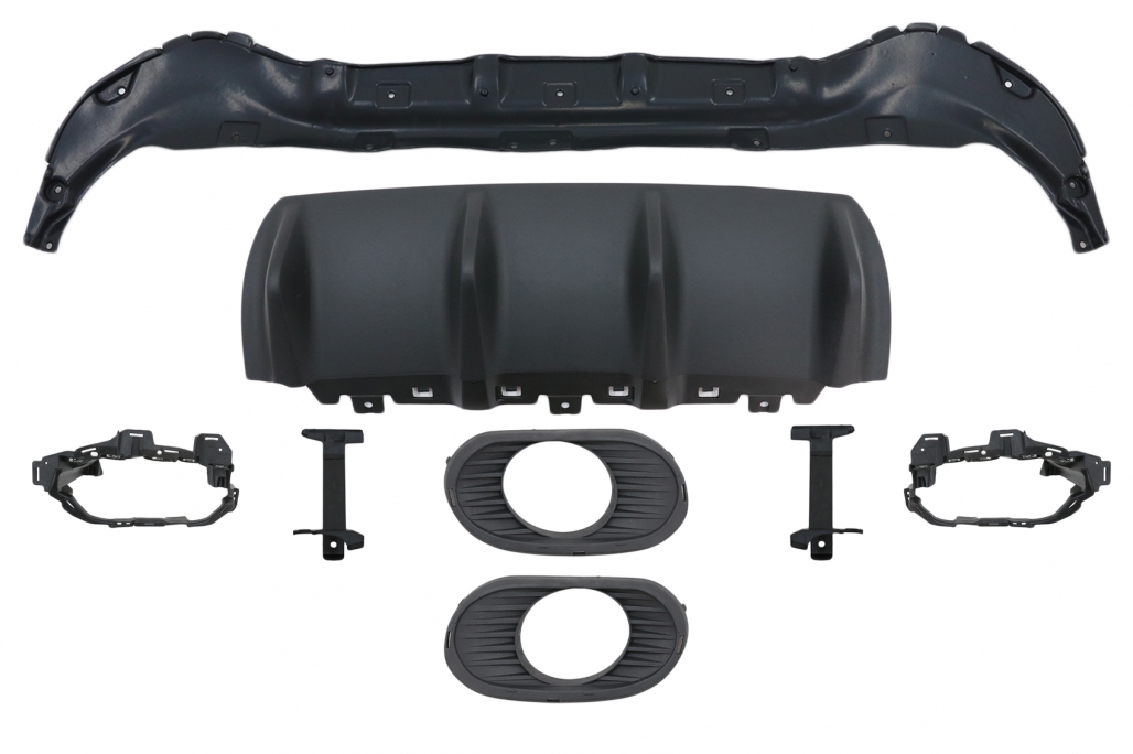 Difuzor Bara Spate cu Ornamente Evacuare Mercedes-Benz GLB SUV (2020 - up) Performance AutoTuning