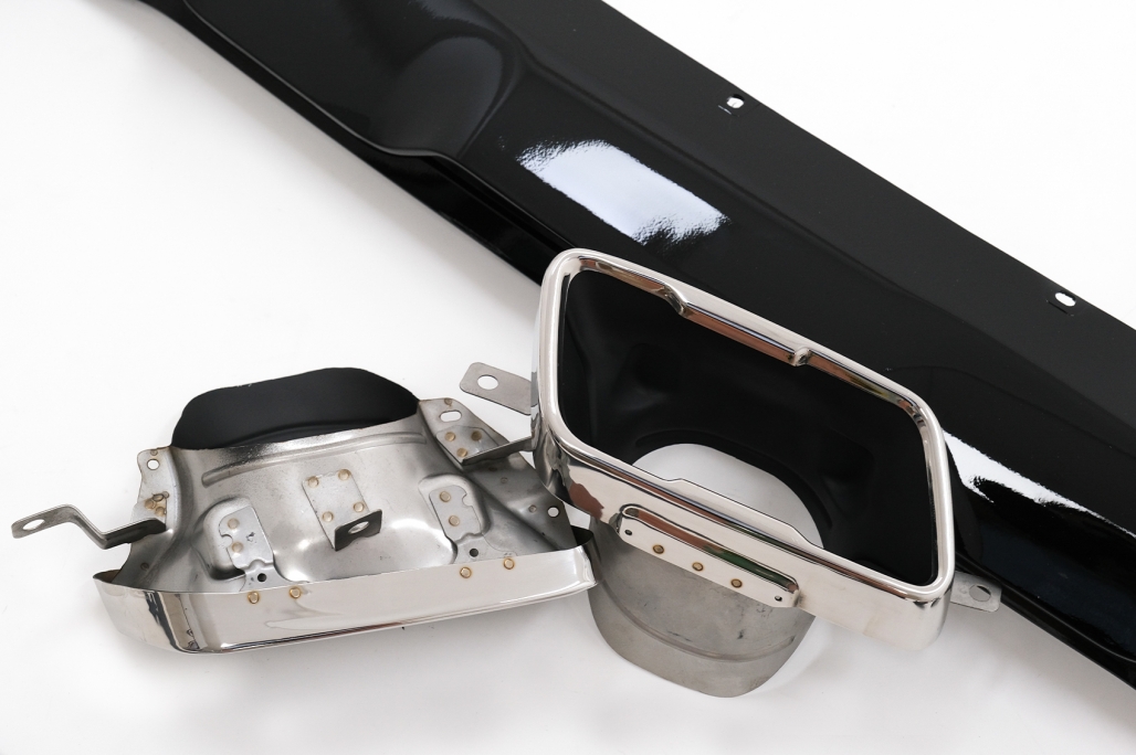 Difuzor Bara Spate Evacuare Dubla Negru Lucios BMW 2 Series F44 Gran Coupé (2020-up) M235I Design Performance AutoTuning