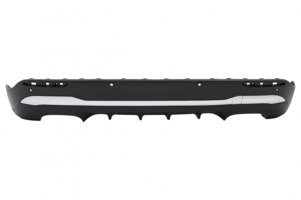 Difuzor Bara Spate cu Ornamente Evacuare Crom Mercedes GLA SUV H247 (2020-) cu echipare AMG-Line Performance AutoTuning