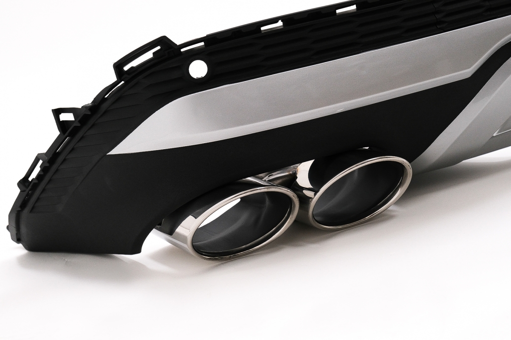 Difuzor Bara Spate Evacuare Dubla Audi Q7 SUV 4M Facelift (2020-up) Performance AutoTuning