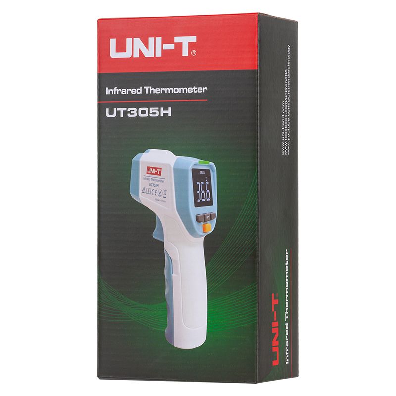 Termometru cu Infrarosu fara Contact Corporal Digital Uni-T UT305H pentru Frunte sau Corp cu Avertizare Sonora