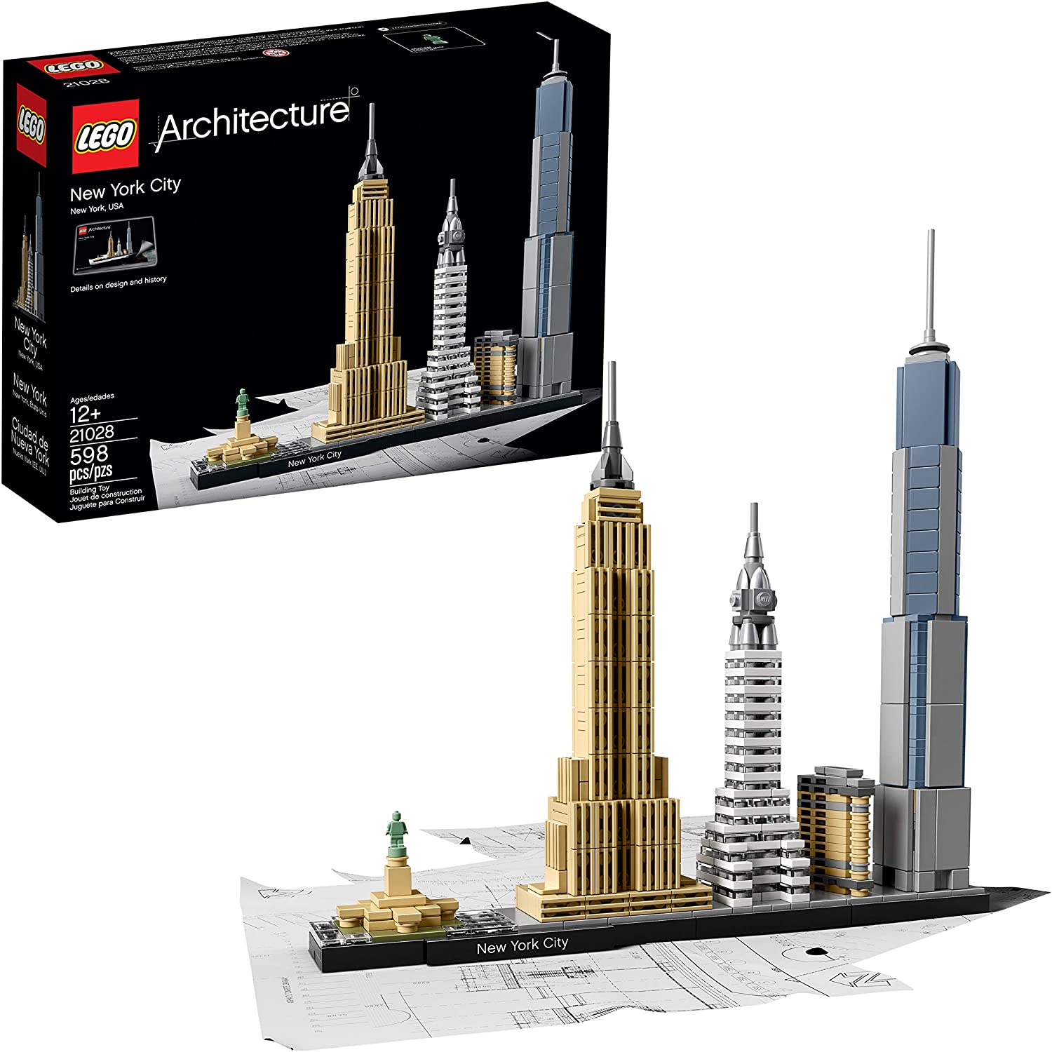 LEGO ARCHITECTURE NEW YORK 21028 SuperHeroes ToysZone