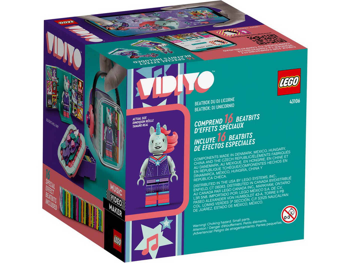 LEGO VIDIYO UNICORN DJ BEATBOX 43106 SuperHeroes ToysZone