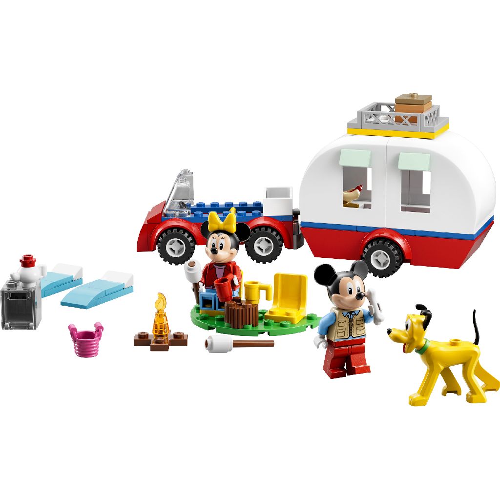 LEGO MICKEY AND FRIENDS CAMPING CU MICKEY MOUSE SI MINNIE MOUSE 10777 SuperHeroes ToysZone