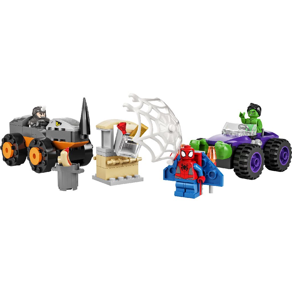 LEGO SPIDEY CONFRUNTAREA DINTRE HULK SI MASINA RINOCER 10782 SuperHeroes ToysZone