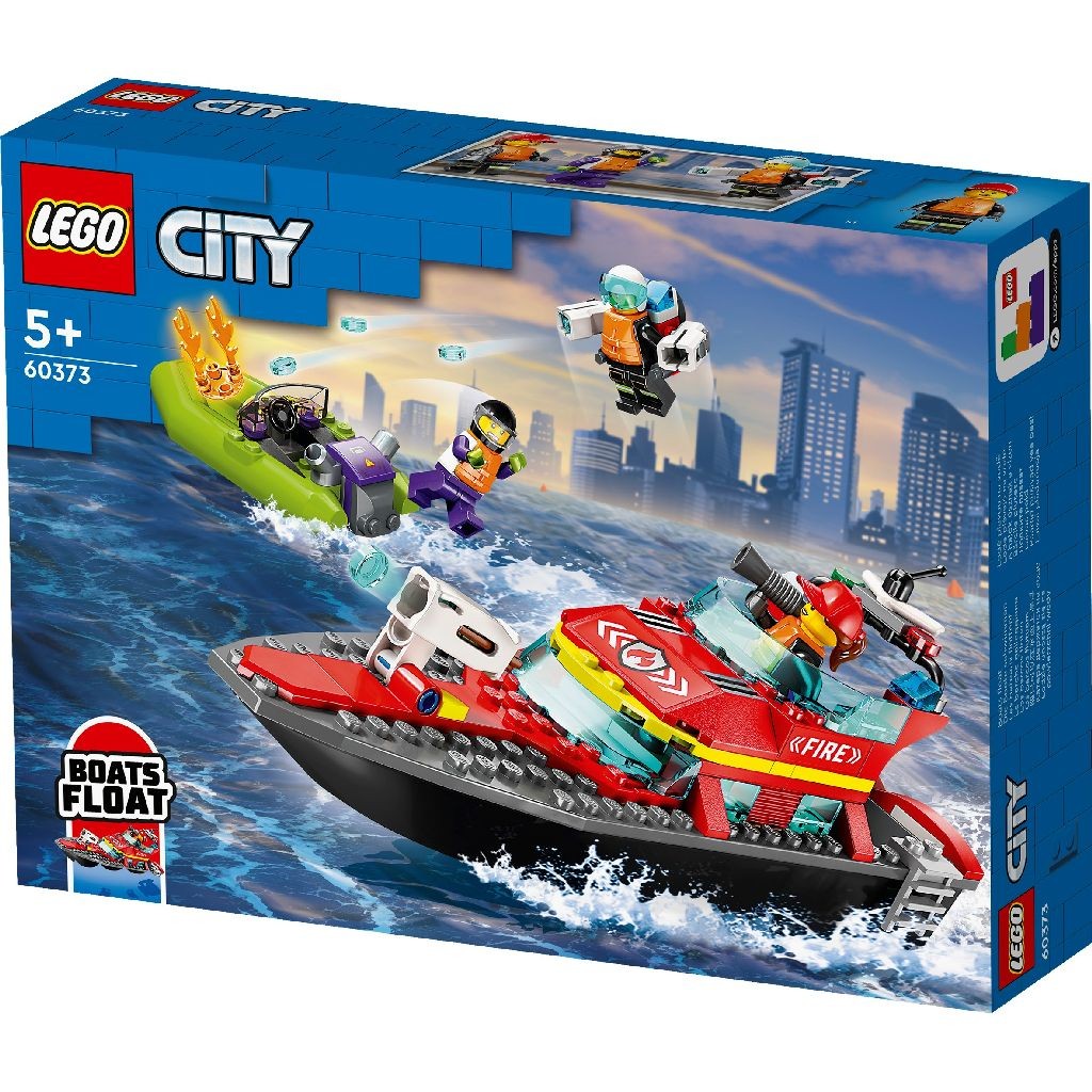 LEGO CITY BARCA DE SALVARE A POMPIERILOR 60373 SuperHeroes ToysZone