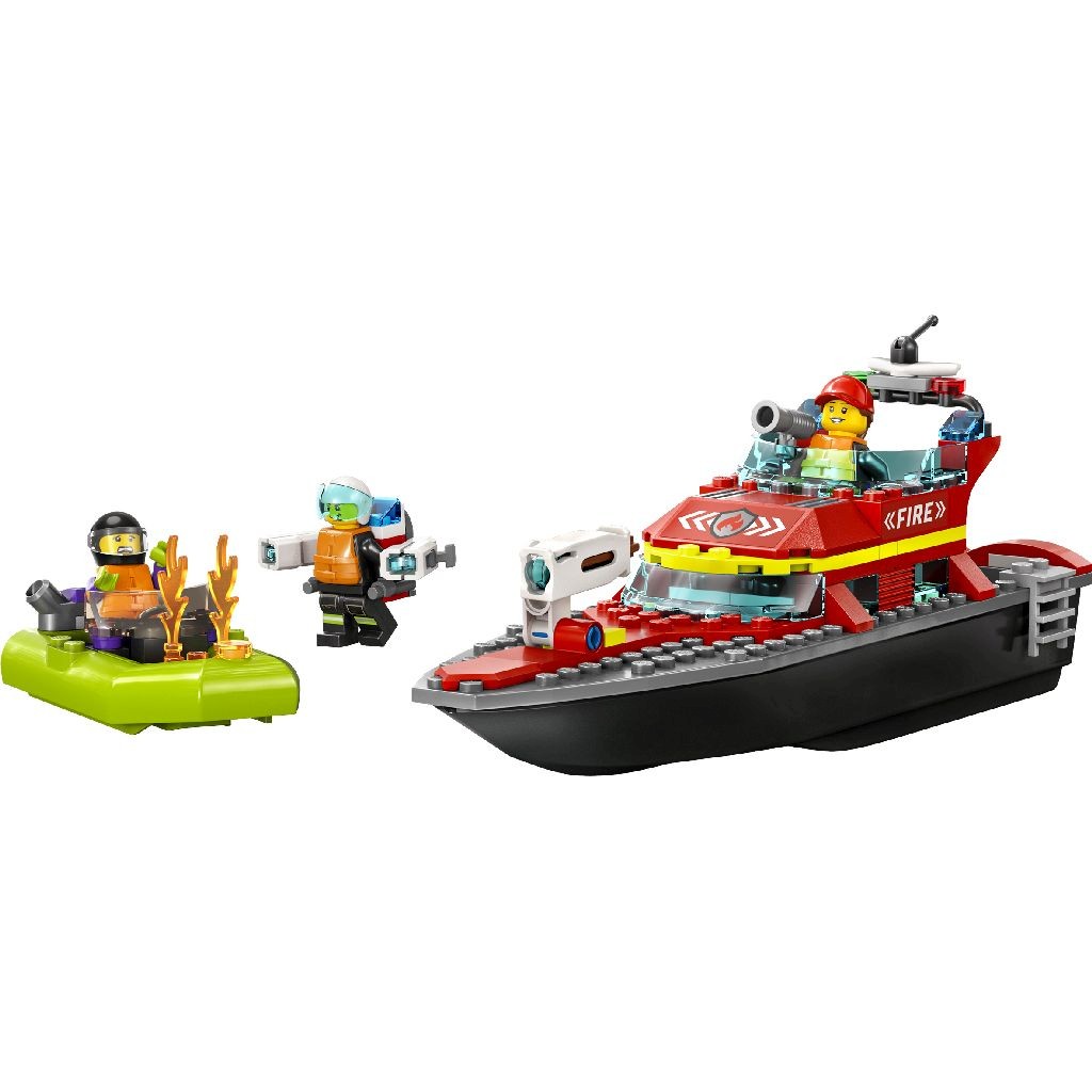 LEGO CITY BARCA DE SALVARE A POMPIERILOR 60373 SuperHeroes ToysZone