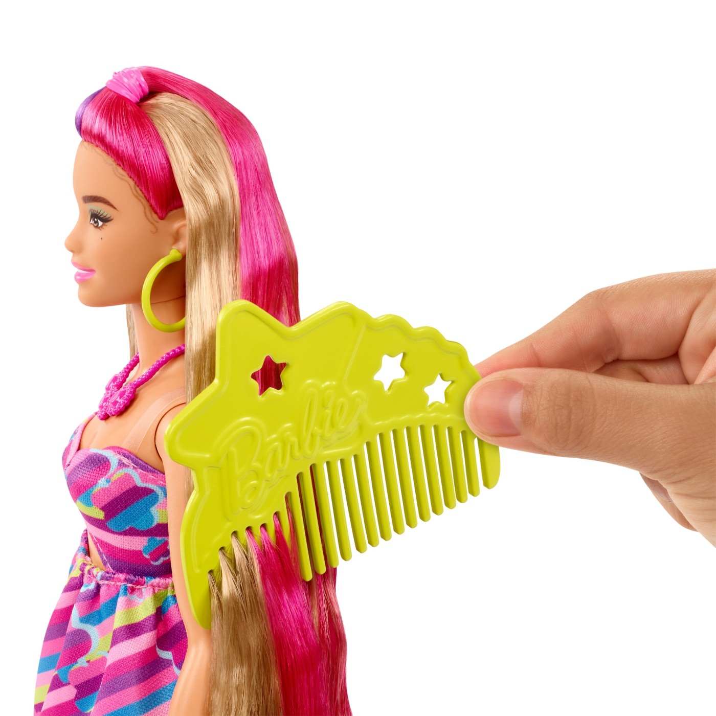 BARBIE TOTALLY HAIR PAPUSA BARBIE SATENA SuperHeroes ToysZone