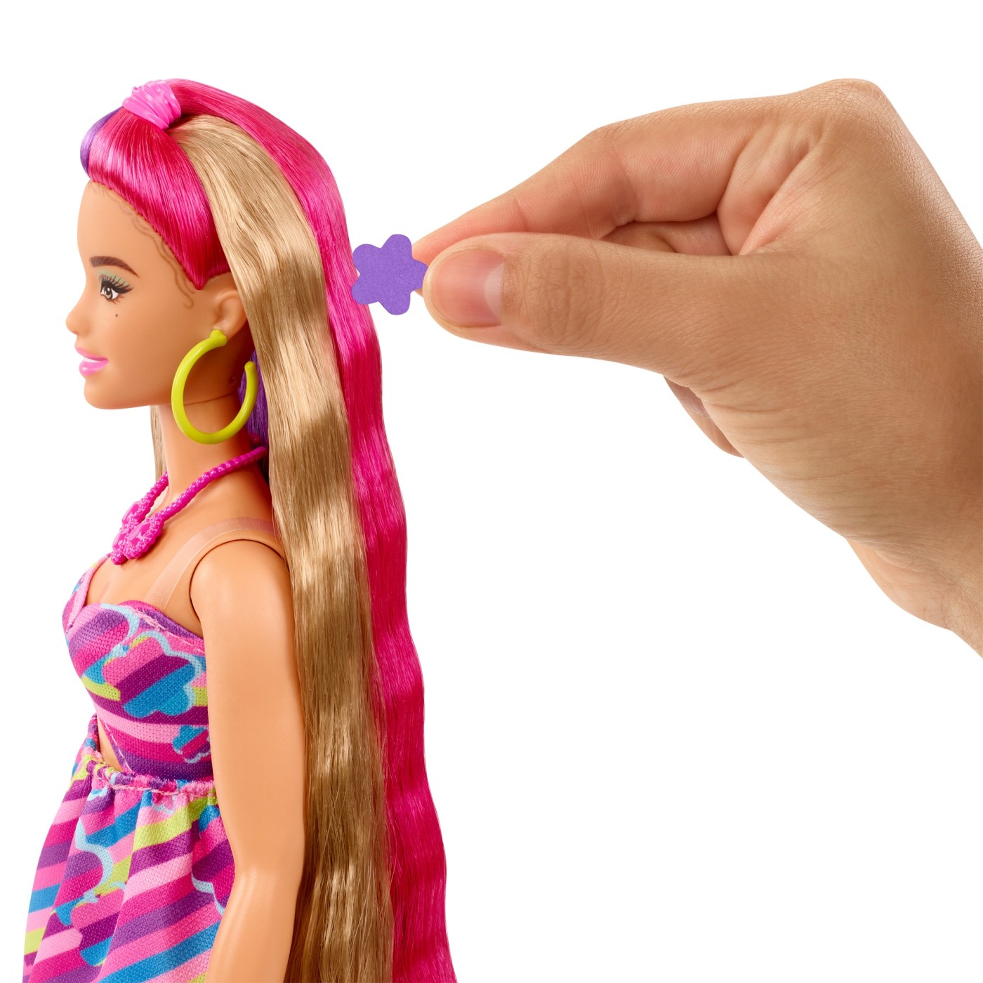 BARBIE TOTALLY HAIR PAPUSA BARBIE SATENA SuperHeroes ToysZone