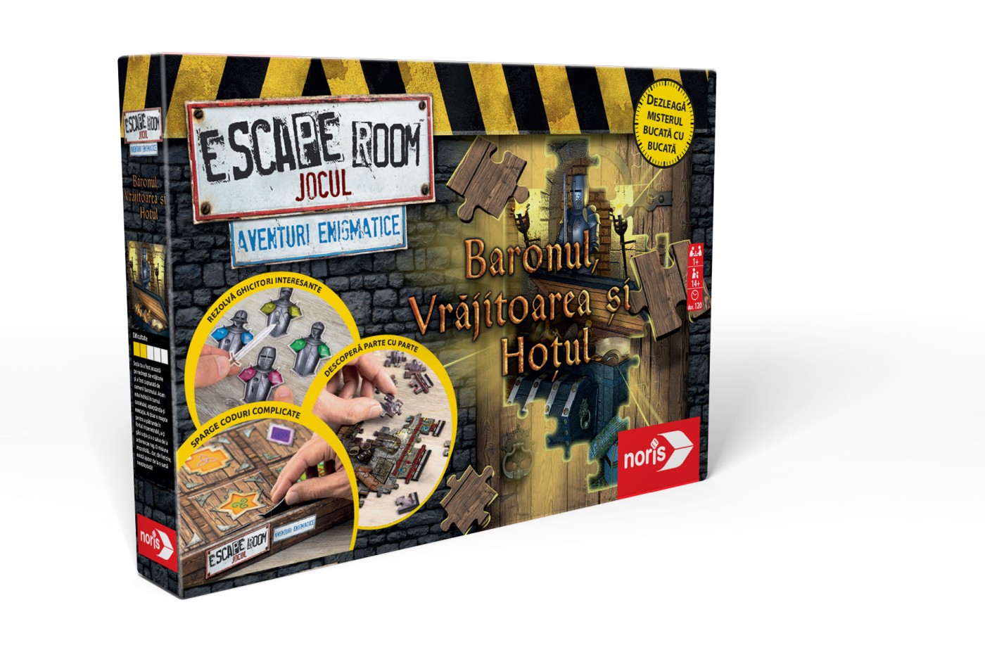 JOC ESCAPE ROOM AVENTURI ENIGMATICE IN LIMBA ROMANA SuperHeroes ToysZone