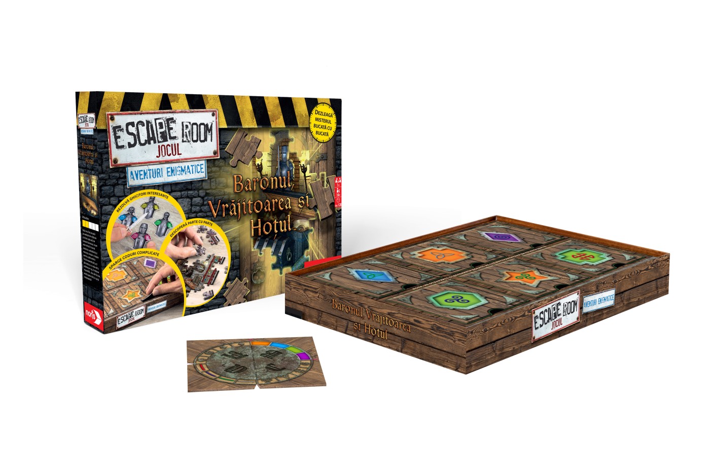 JOC ESCAPE ROOM AVENTURI ENIGMATICE IN LIMBA ROMANA SuperHeroes ToysZone