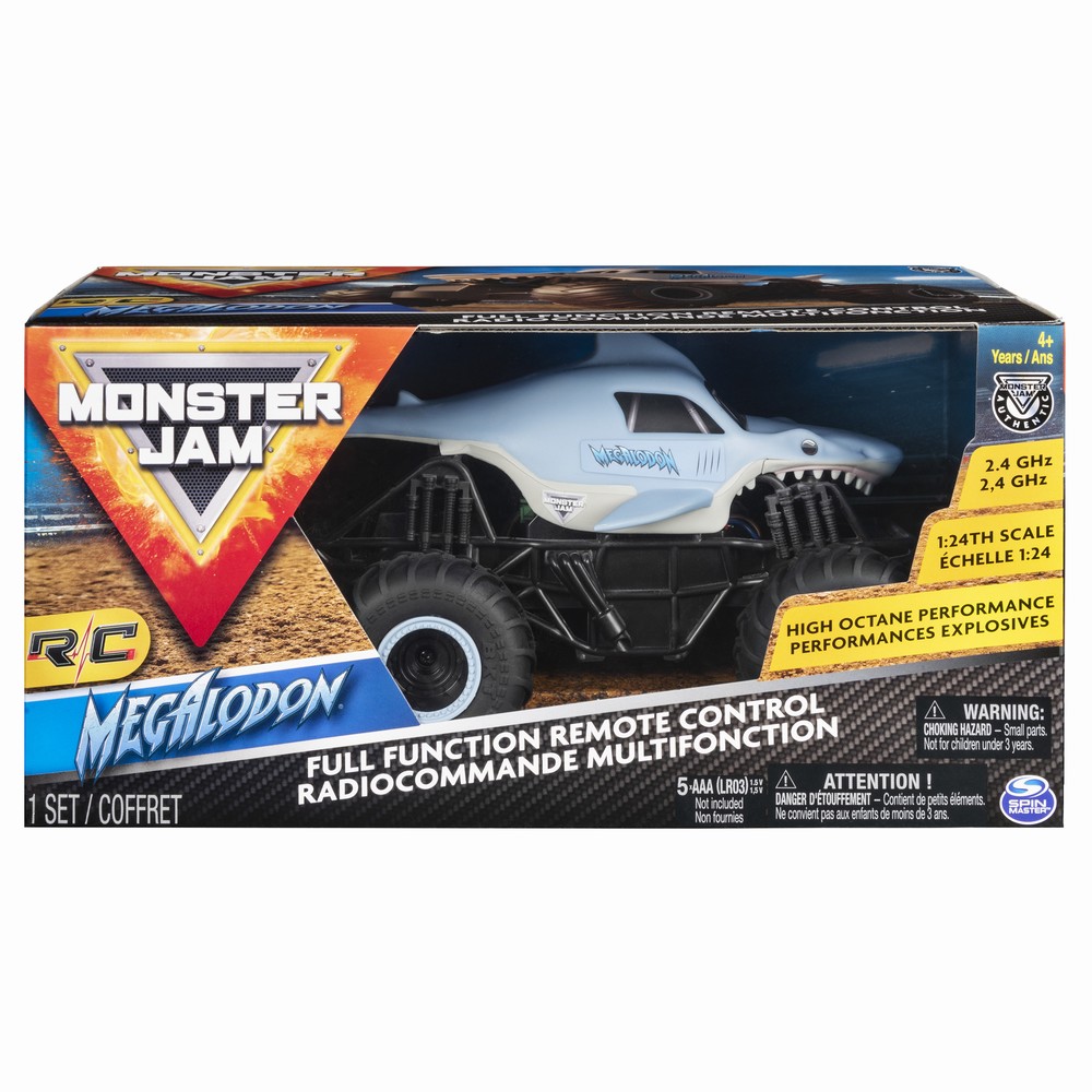 MONSTER JAM MASINUTA RC MEGALODON 1:24 SuperHeroes ToysZone