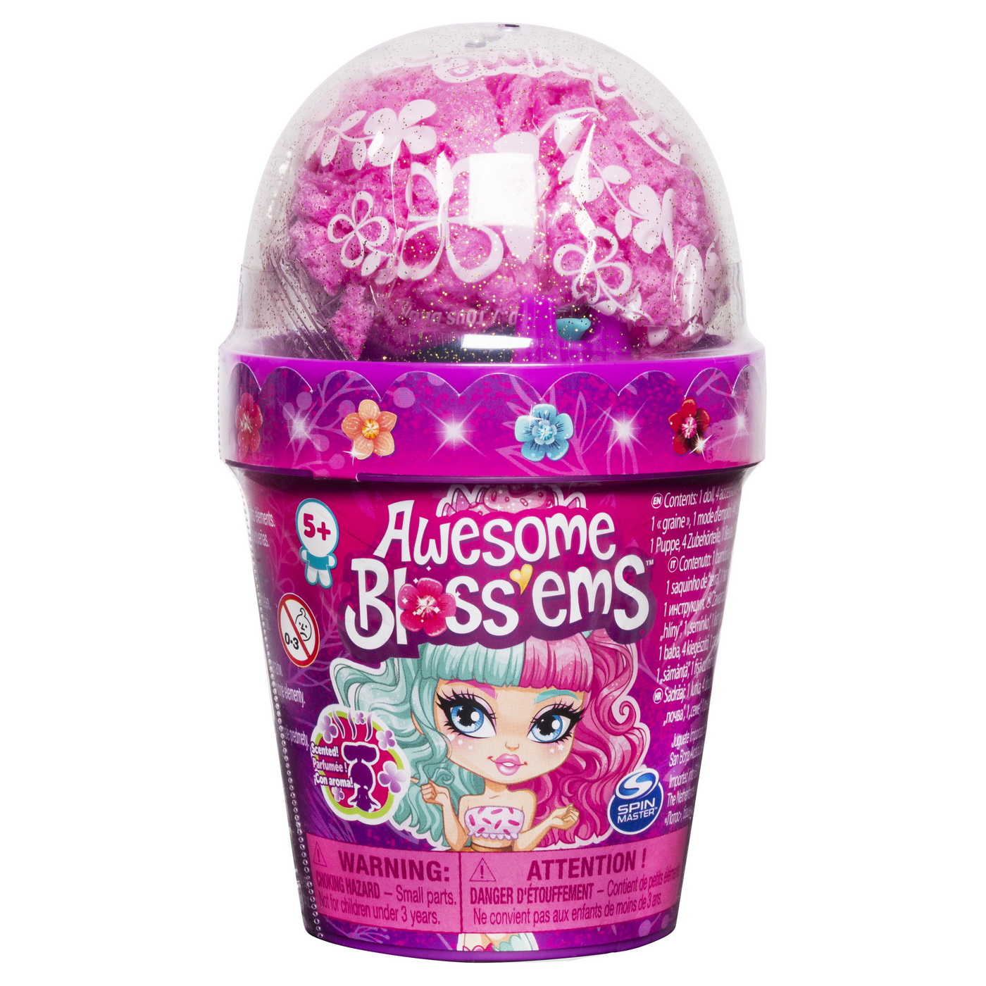 PAPUSI FLORALE AWESAME BLOSSEMS CARE CRESC DIN GHIVECI SuperHeroes ToysZone