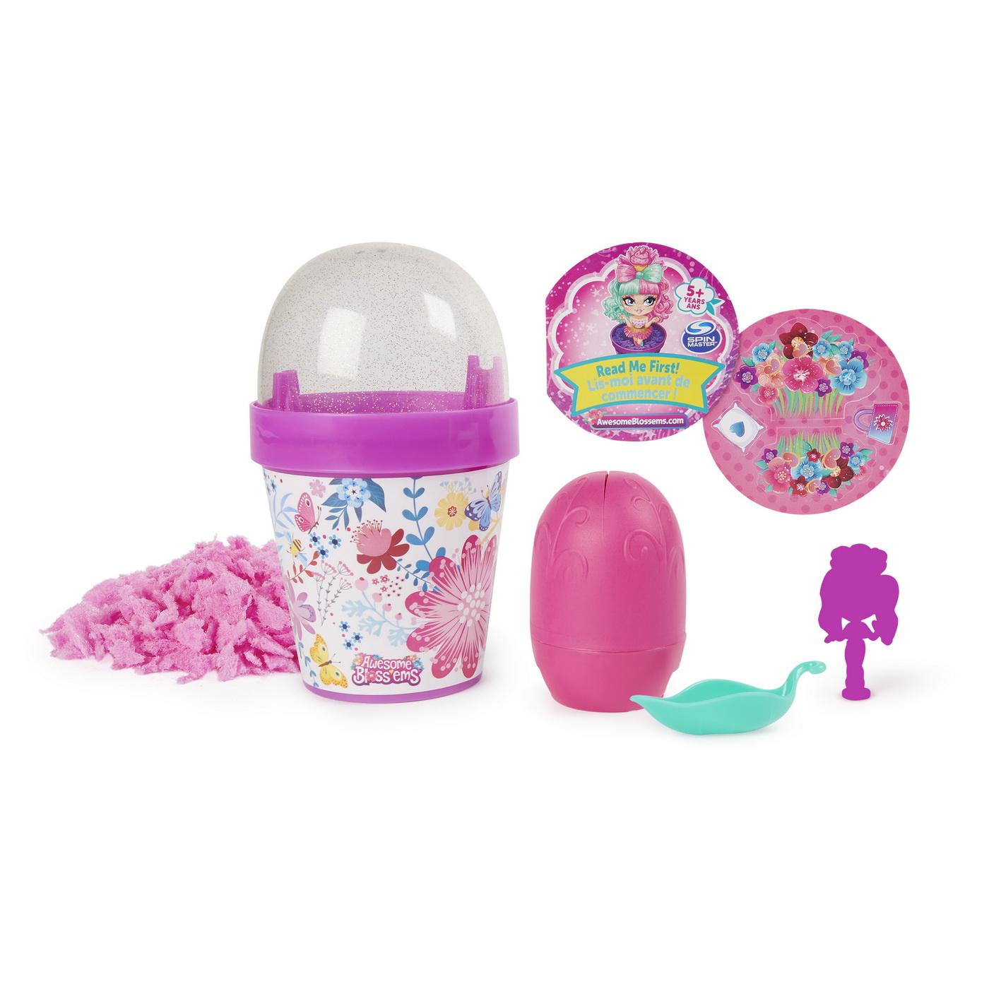 PAPUSI FLORALE AWESAME BLOSSEMS CARE CRESC DIN GHIVECI SuperHeroes ToysZone