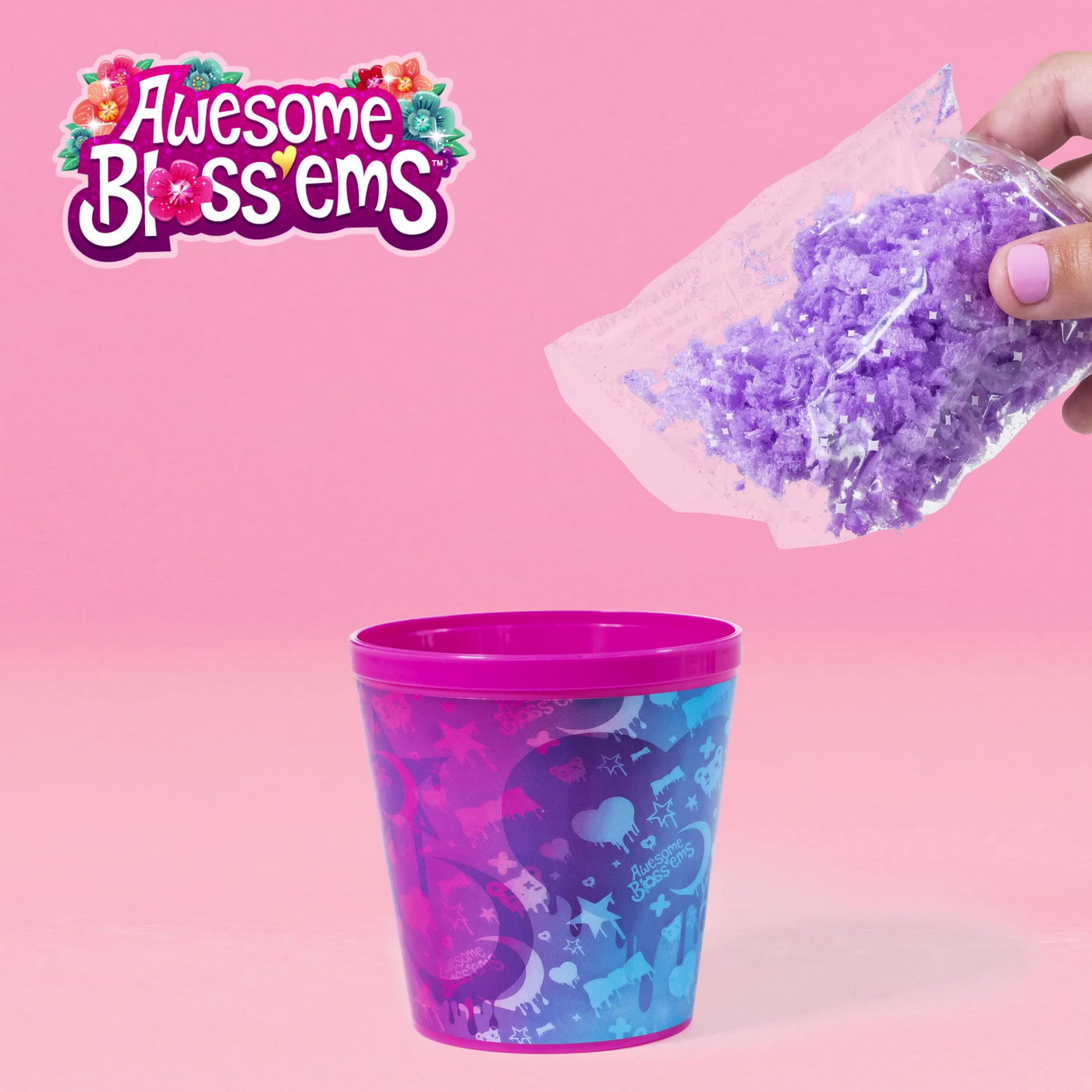 PAPUSI FLORALE AWESAME BLOSSEMS CARE CRESC DIN GHIVECI SuperHeroes ToysZone