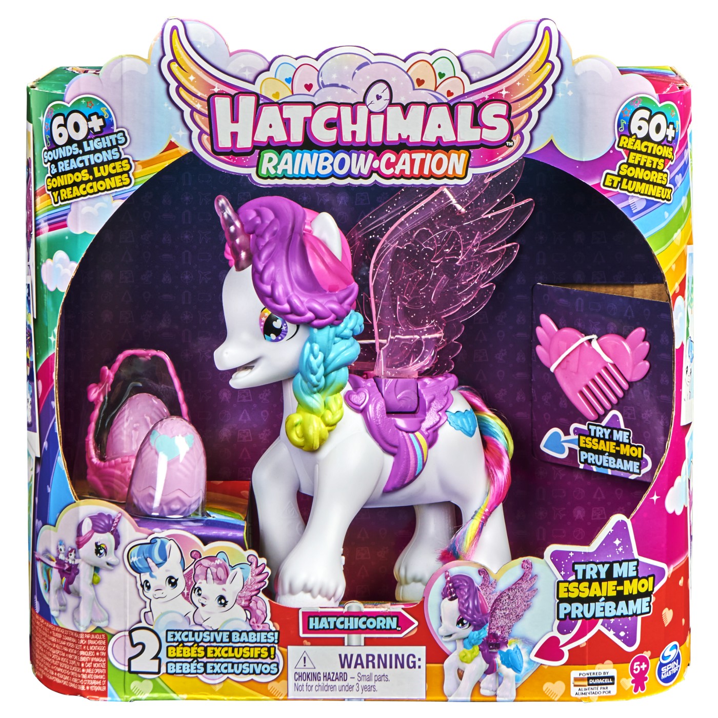 HATCHIMALS UNICORNUL CU ARIPI MAGICE SuperHeroes ToysZone