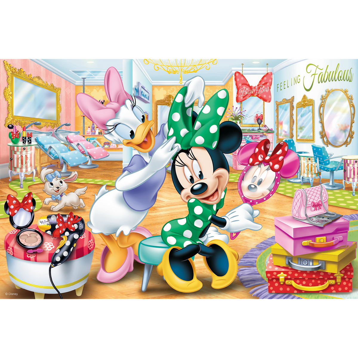PUZZLE TREFL 100 MINNIE LA SALONUL DE INFRUMUSETARE SuperHeroes ToysZone